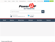 Tablet Screenshot of batteriesinc.net